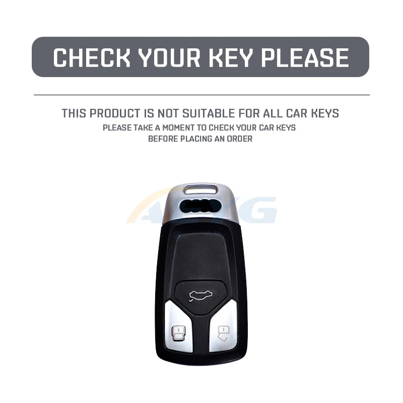 Leder Auto Fernbedienung Schlüssel etui Abdeckung für Audi A4 A4 A5 Q5 Q7 TT TTS 8s B9 2016 2017 2018 Autos chl üssel Schutzhülle Zubehör – Detail 1