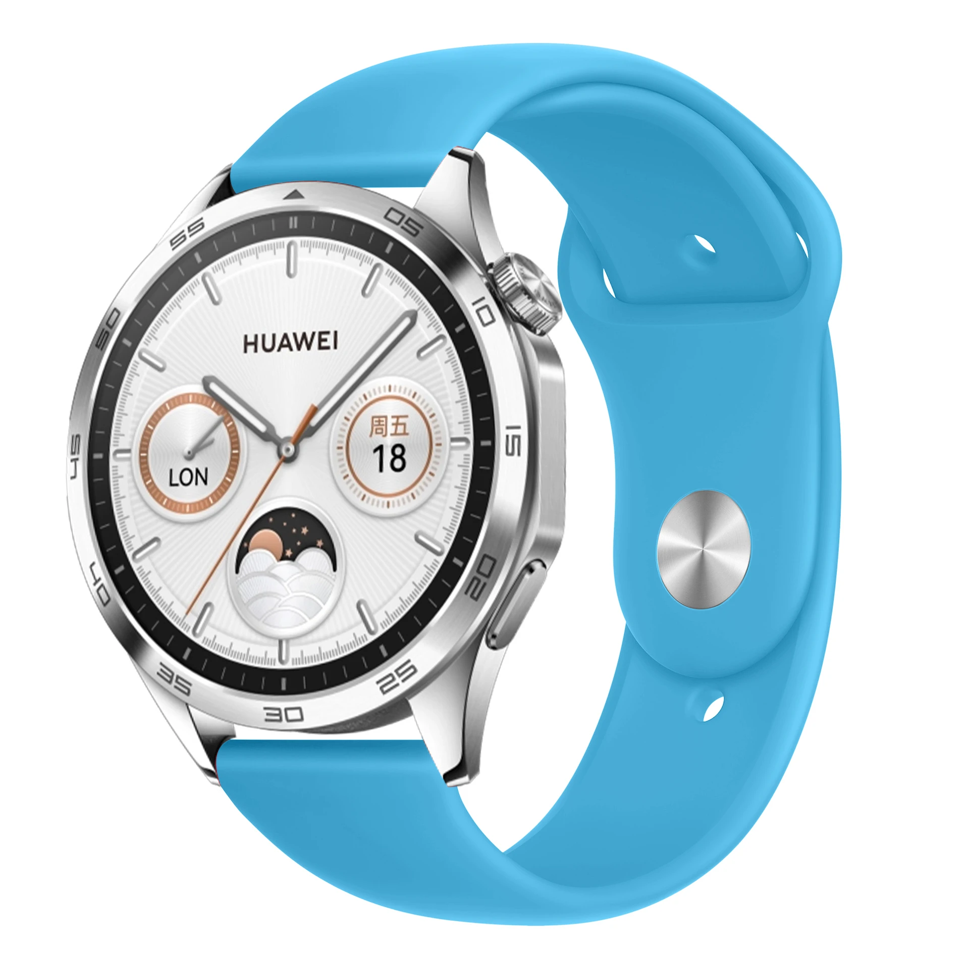 Premium Silicone Watch Band - Compatible with Various Smartwatches, 20mm/22mm