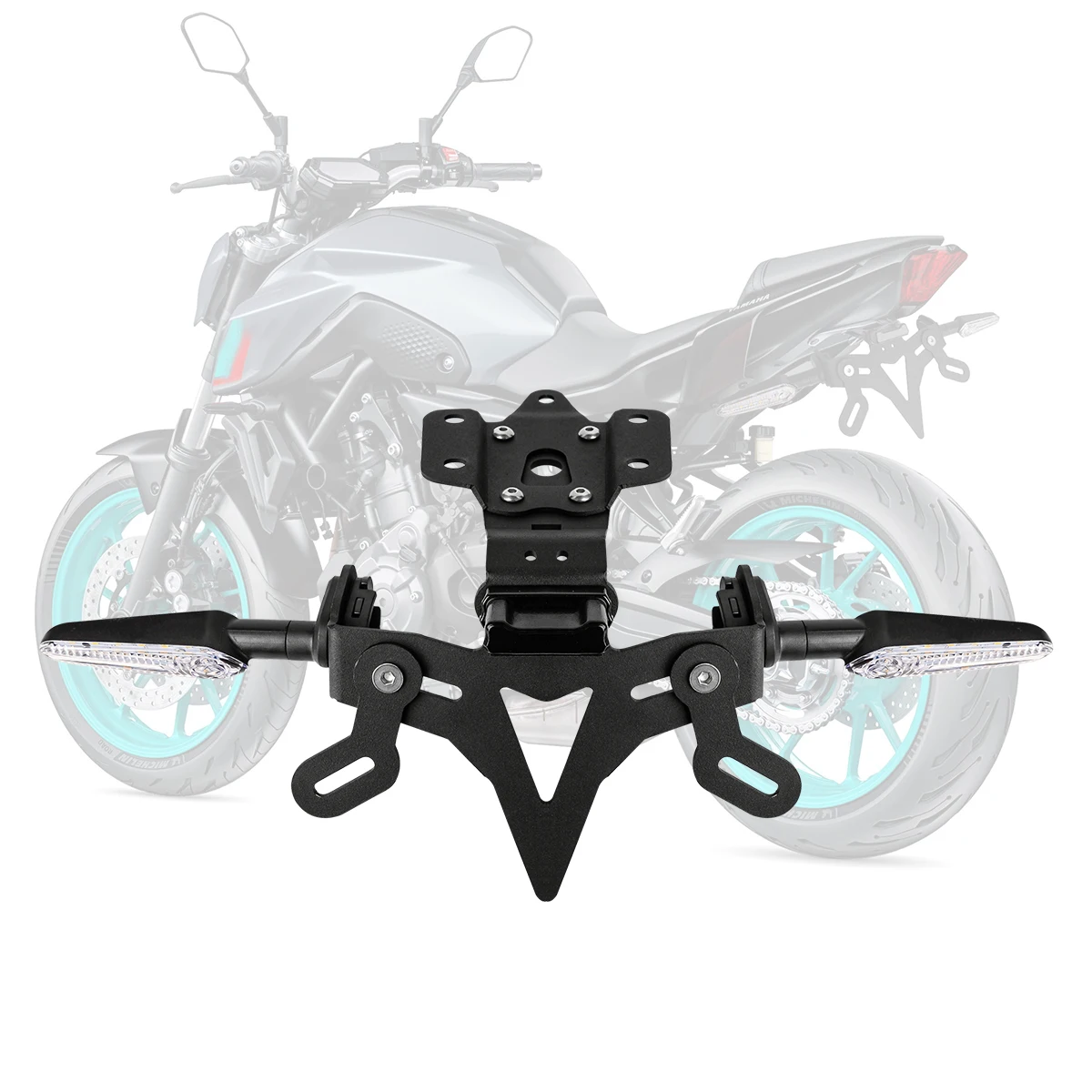 Motorcycle License Plate Holder Fender Eliminator Registration Bracket For Yamaha MT-07 MT 07 FZ-07 MT07 2013-2014 license plate holder,motorcycle license plate holder
