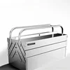 Organizer Tool Box Mechanic Storage Stainless Tool Box Professional Metal Suitcase Waterproof Case Parts Garage Accessories 2