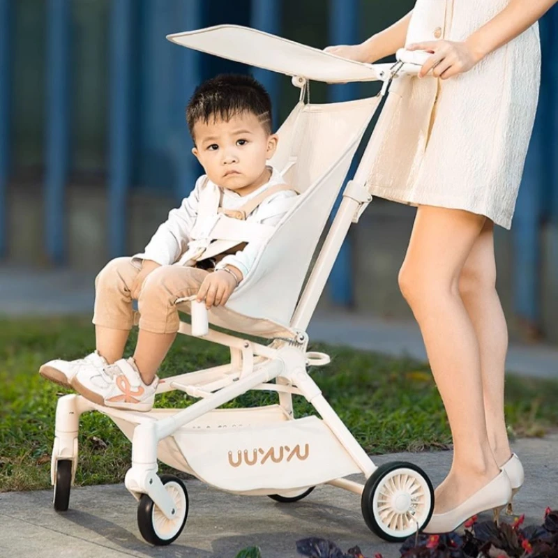 High-view baby stroller Ultra-light foldable travel stroller Portable outdoor baby Carriage Comfortable