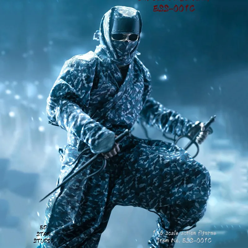 

EdStar ESS-001 1/6 Collectible Camouflage Undead Ninja Army 12 inches Soldier Action Figure Model Toys for Fans Holiday Gifts