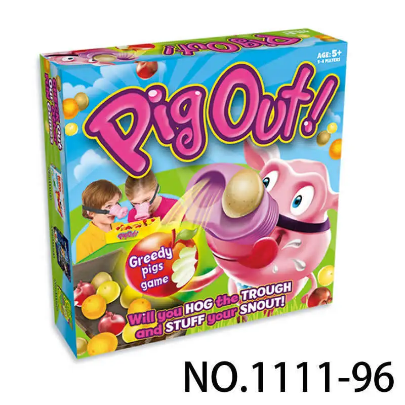 

Pig Out Game Greedy Pig Funny Action Chessboard Elimination Game Pig Nose Parent-child Interactive Game Children's Toy Gifts