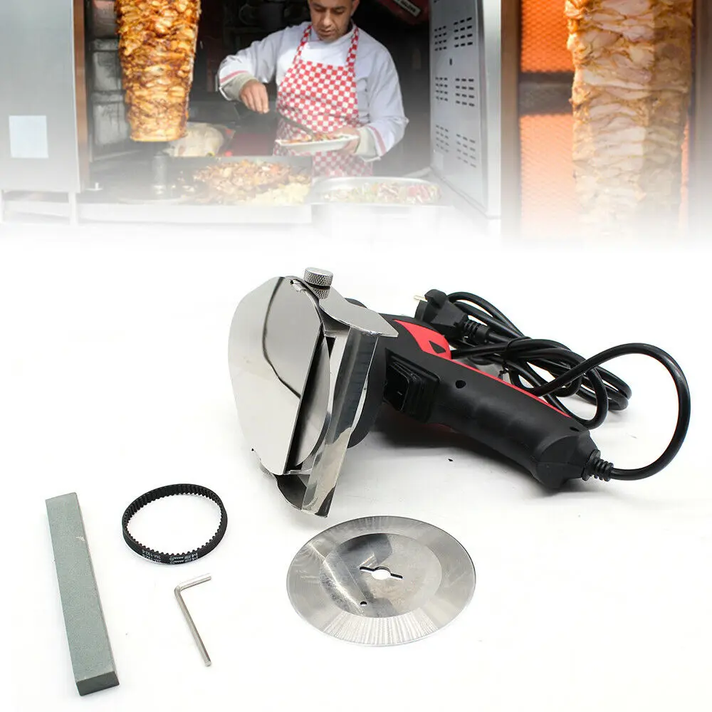 Europäisches Grillmesser, roter und schwarzer handgegrillter Spießschneider aus Edelstahl