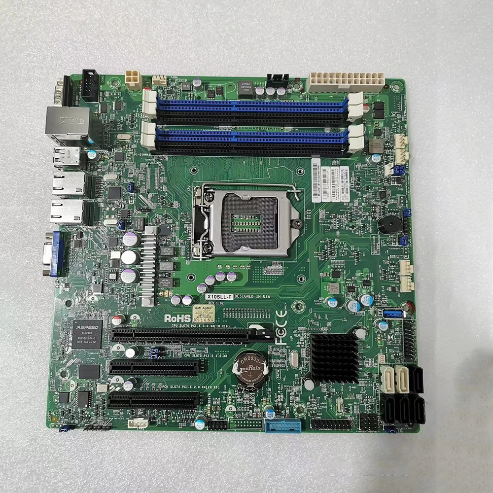 

X10SLL-F For Supermicro Server Motherboard DDR3 LGA1150 E3-1200 v3/v4 4th Gen