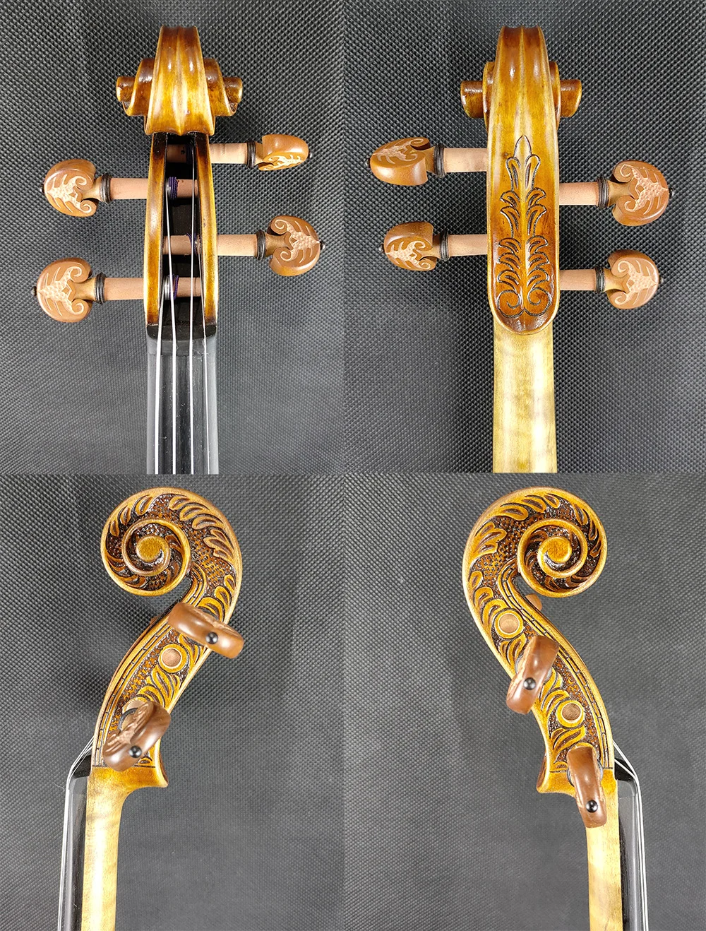 Acoustic violin 4/4 size professional handmade oil antiqued varnish