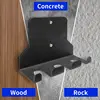 Barbell Holder Vertical Home Gym Bar Holder Gym Bar Holder Wall-Mounted Space-Saving Powder Coated Holder For Durability For 2
