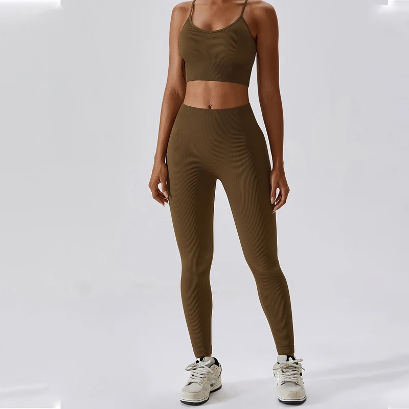 

Wyplosz Yoga Sportswear Gym Clothing Women Sport Fitness Tracksuit High Elasticity Seamless Pants Bra Quick-Drying Summer Shorts