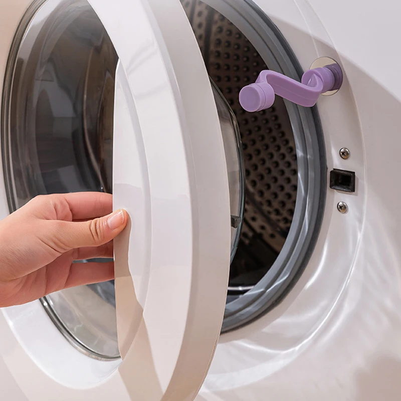 Silicone Washing Machine Door Safety Lock for Ventilated and Anti Mold Magnetic Laundry Keep Washer Door Open Clips
