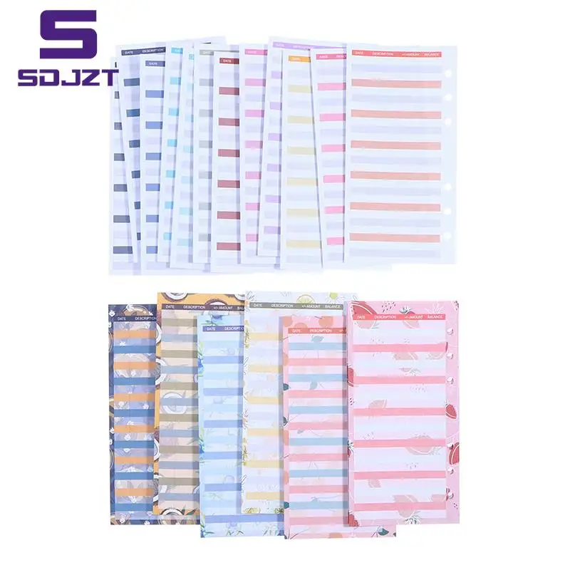 

12Pcs A6 Budget Sheets Expense Tracker Fit Budget Envelopes Cash Envelope Binder Budget Envelopes Cash Envelope Flipchart