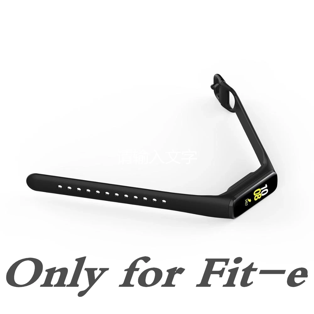 FIFATA 삼성 갤럭시 Fit-e SM-R375 스마트 스포츠 팔찌 팔찌에 대한 다채로운 실리콘 스포츠 시계 스트랩 액세서리 교체