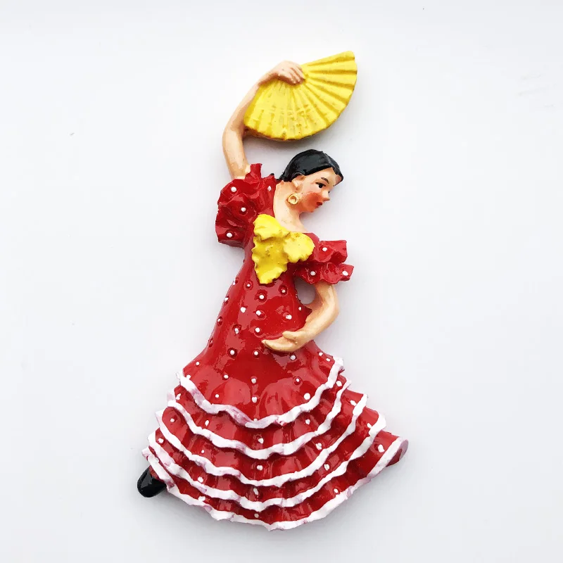 Barcellona Spagna Magnete da frigorifero 3D Tourst Souvenir