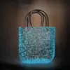 Wholesale Luminous Houseware Flower Clear Cylinder Customized Glass Vase purse vase Decoration Floral Arrangement Vase fish tank 1