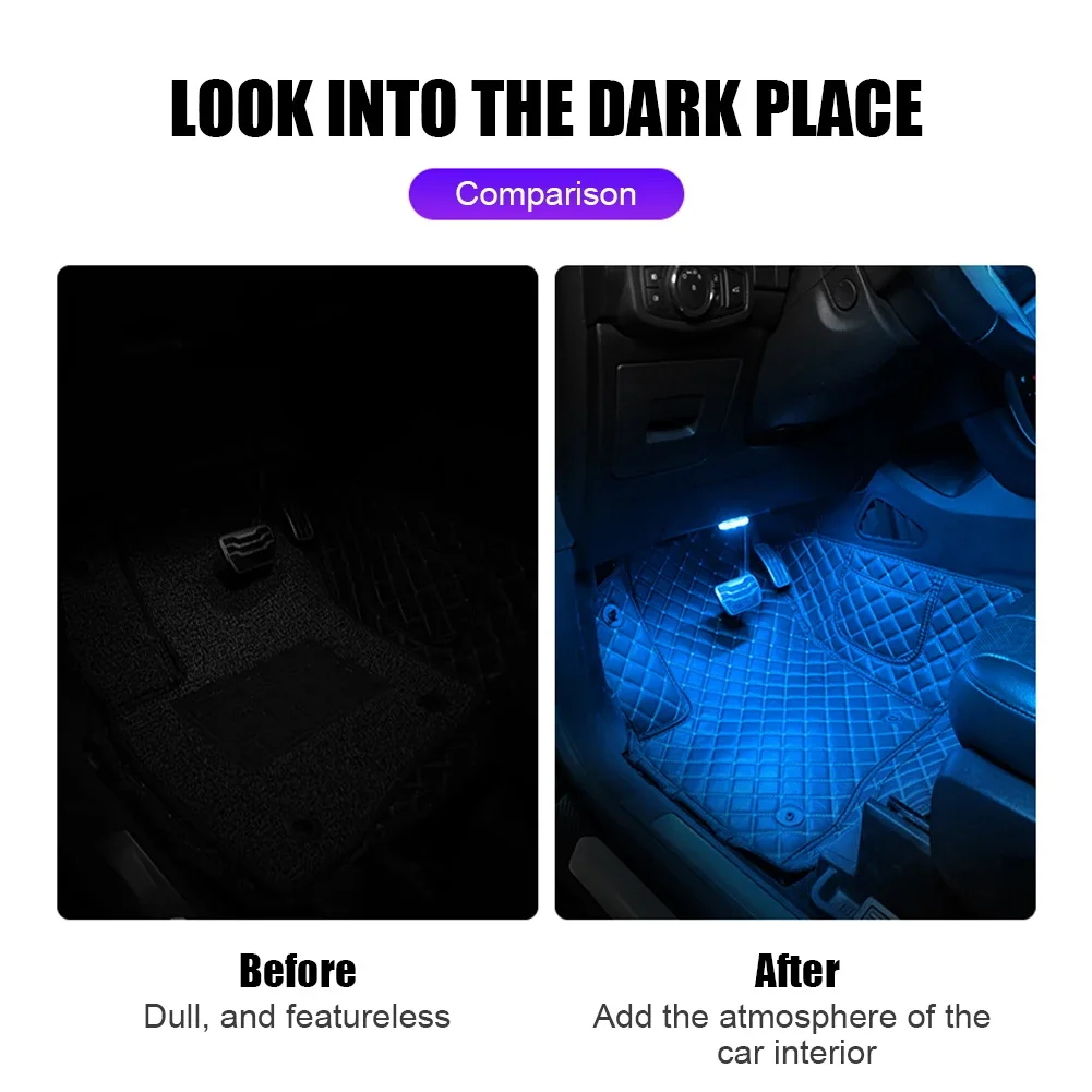 Car lighting multi-function reading lamp led atmosphere lamp car touch sensing usb charging car roof emergency lamp