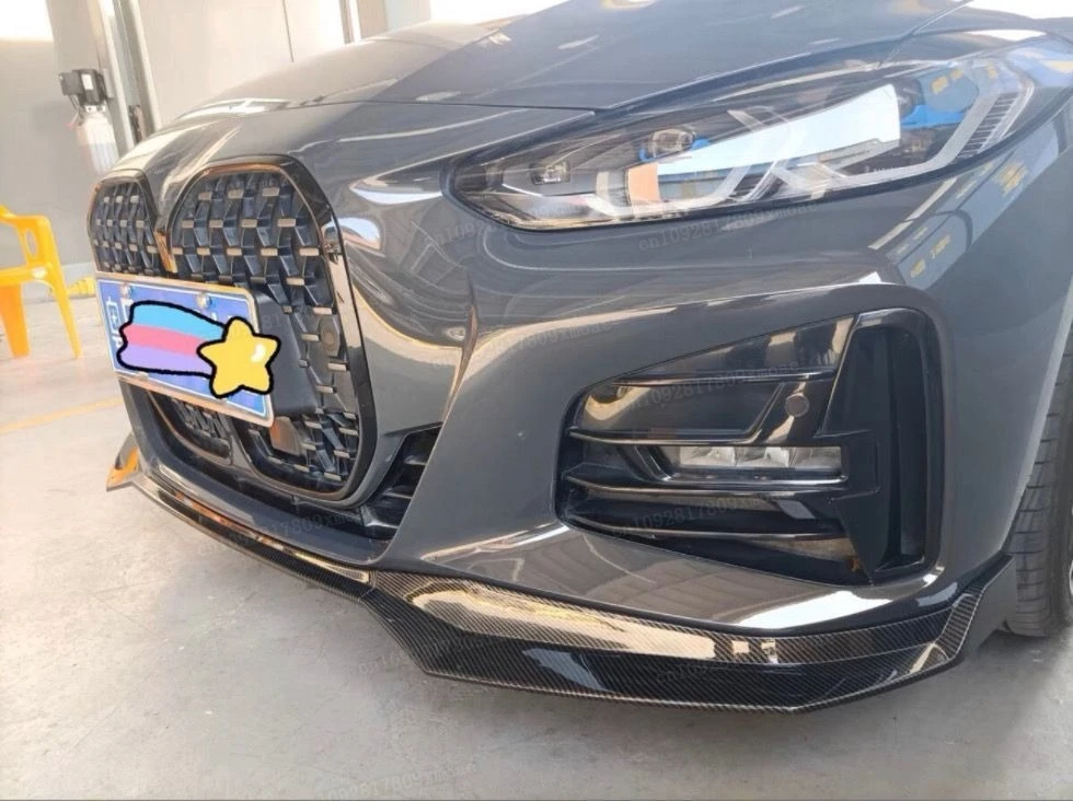 BMW 4 시리즈 G22 G23 G26 M440i M440d 430d 430i 2020-2024 프론트 범퍼 스포일러 립 스플리터 디퓨저 프론트 쇼벨 액세서리