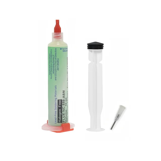 Nc-559-asm Flux Bga Balls,Liquid Solder for Soldering Syringe Solder Paste 10ml Flux for Soldering No Cleaning Welding Tools