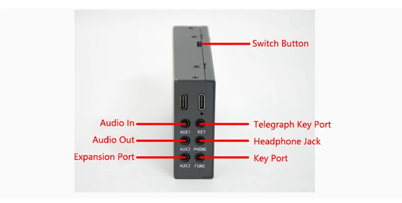 HamGeek HAMCUBE PRO HAM CW Trainer Morsecode-Trainer mit 2,8-Zoll-Bildschirm, unterstützt die Dekodierung von Englisch und Chinesisch – Detail 1