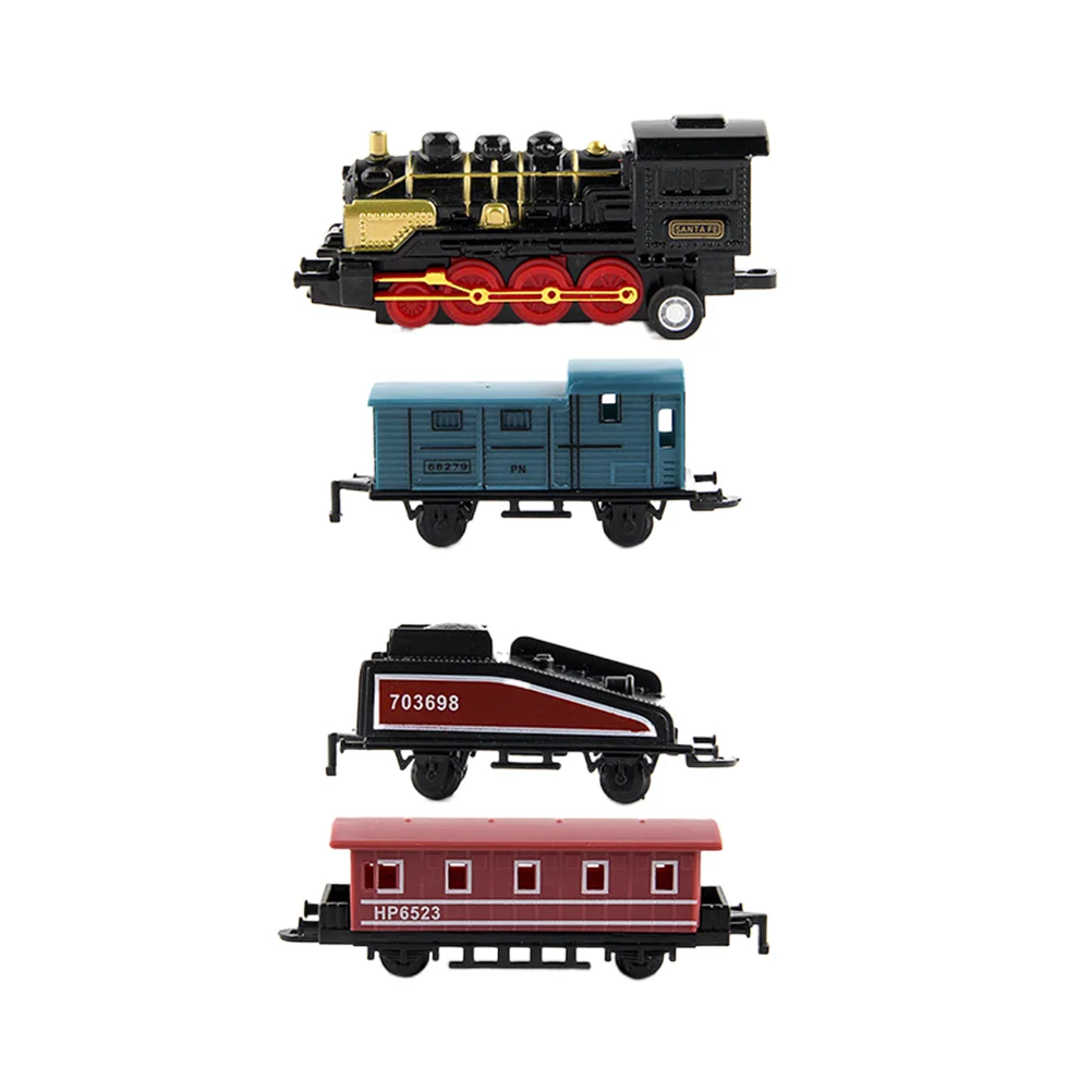 

4 Pcs Creative Sets for Children Flexible Construction Parts Novel Toys Pull Back Vintage