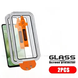 Pack of 1 - 4 Tempered Glass Screen Protectors for Enhanced Durability and Easy Installation (2 Front Glass)