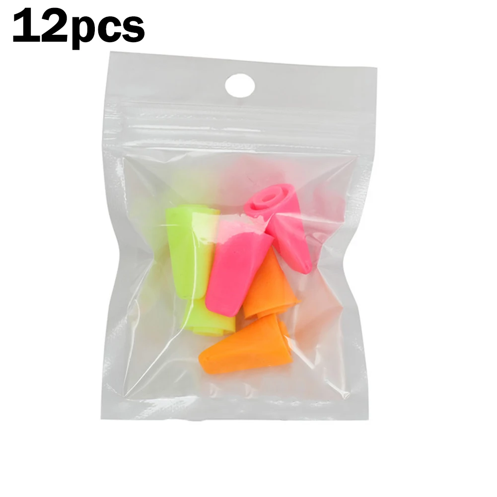 

12pcs Needle Cap Set High Quality Knitted Non Slip Silicone Tips Knitting Neddle Crafting Experience Accessories