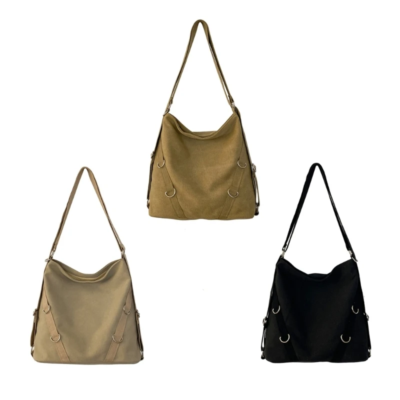 

Women Top Handle Handbag Canvas Shoulder Bag Bag Student Book Bag E74B