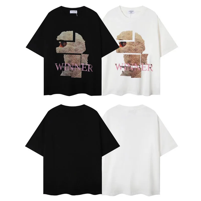 

IH NOM UH NIT New Summer T-shirt Masked Pearl Man Round Neck Cotton Short-sleeved T-shirts Men Women Top