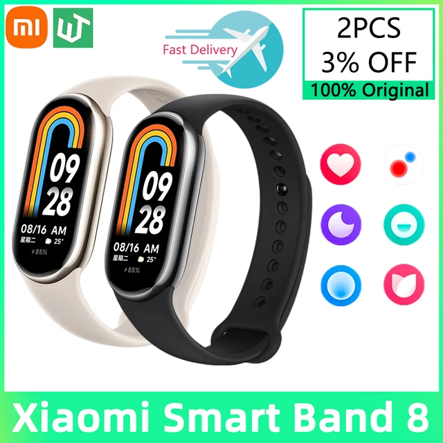 Xiaomi Mi Band 8 Smart Bracelet AMOLED Heart Rate Fitness Tracker Watch