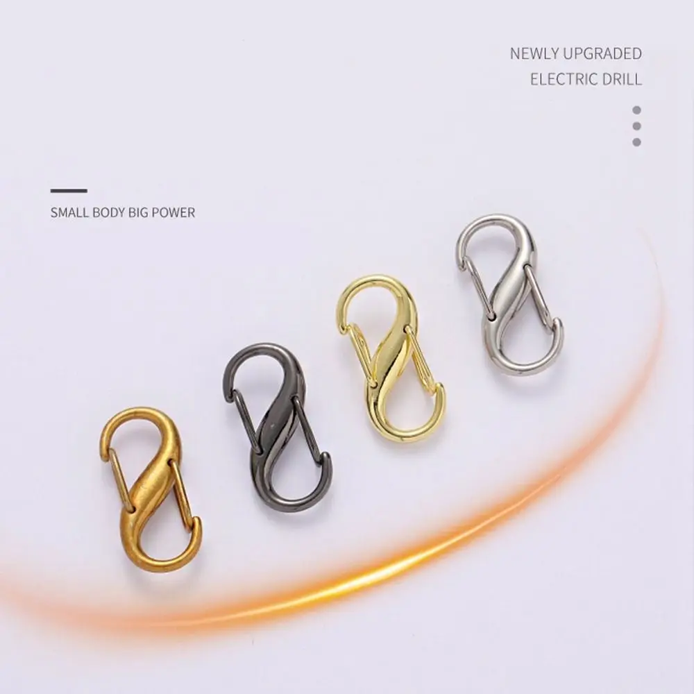 

Hook Shortening S Type Shape Clasp Hardware Accessory Alloy Chain Length Adjusting Buckle Silver Bag Extension Buckle