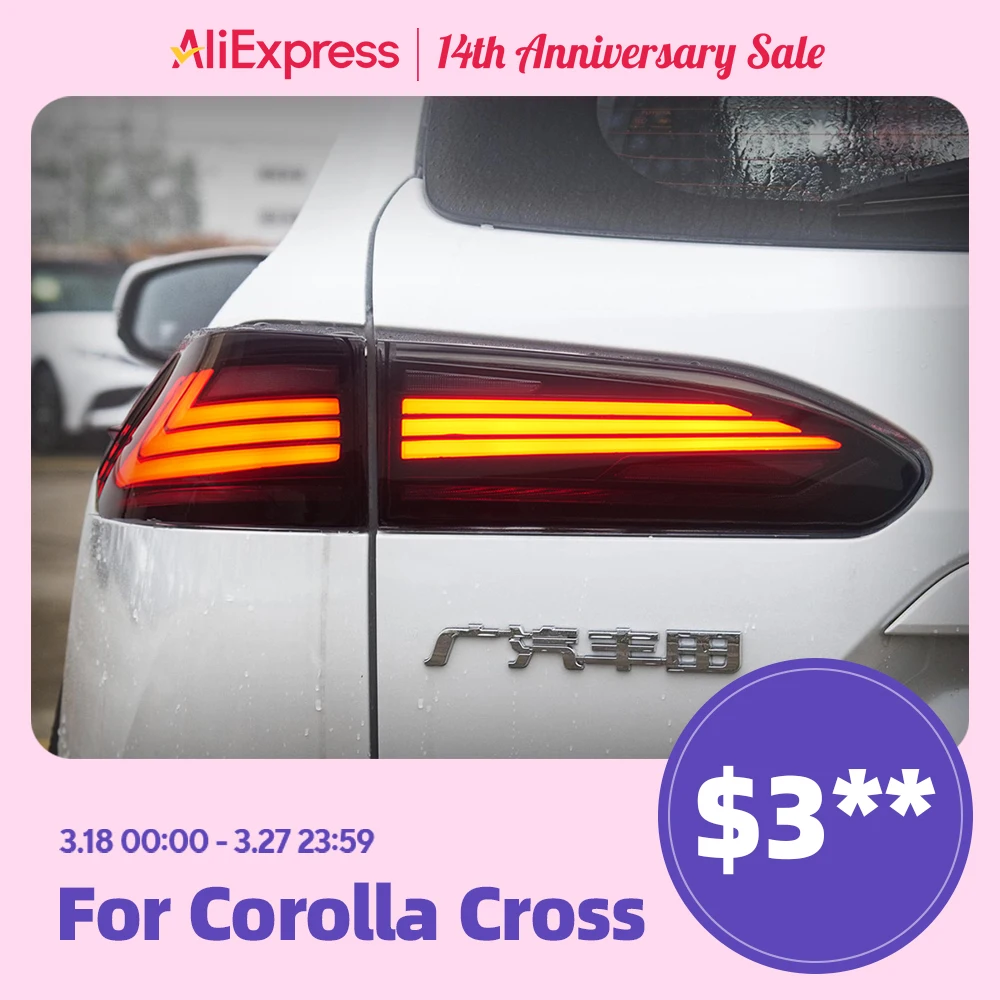 Fanali Posteriori Per Auto Typy Per Toyota 2020-2023 Corolla Fanale Posteriore Incrociato Dynamic Drl Indicatori Di Direzione Sequenziali