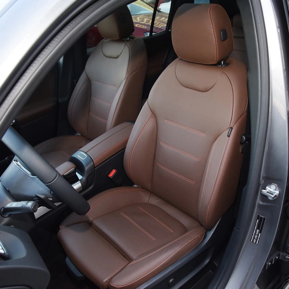 

For Mercedes Benz GLB X247 2019 2020 2021 2022 2023 Faux Leather Custom Car Seat Covers Interior Protector Accessories
