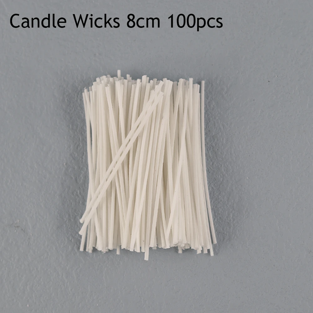 Description Picture 2 of item8Cm~20Cm Candle Wicks 100Pcs/set Smokeless Pre-Waxed Burn Longer Cotton Wick for DIY Scented Candle Making Supplies