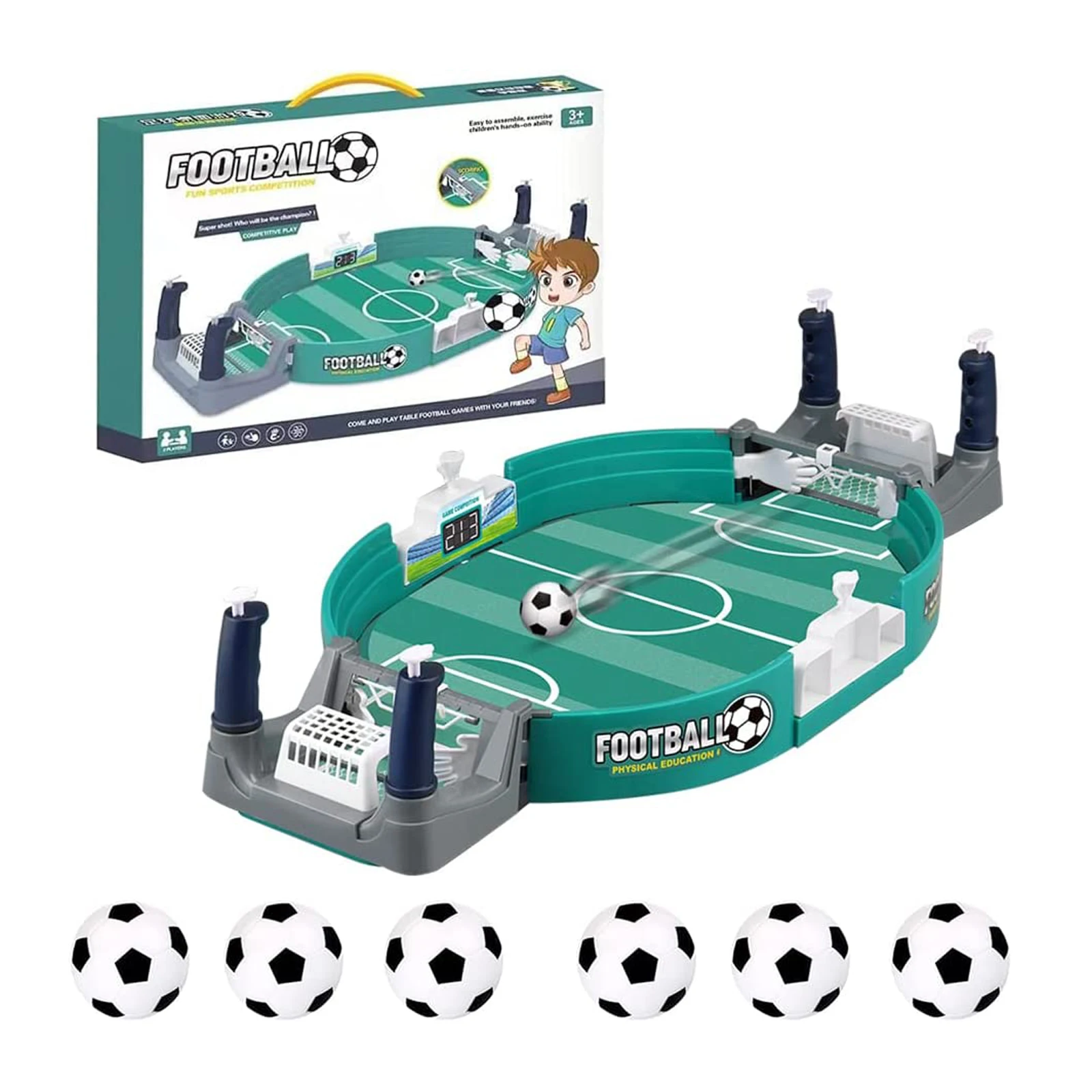 SoccerTableFootballBoardGameForFamilyPartyGameTabletopPlay