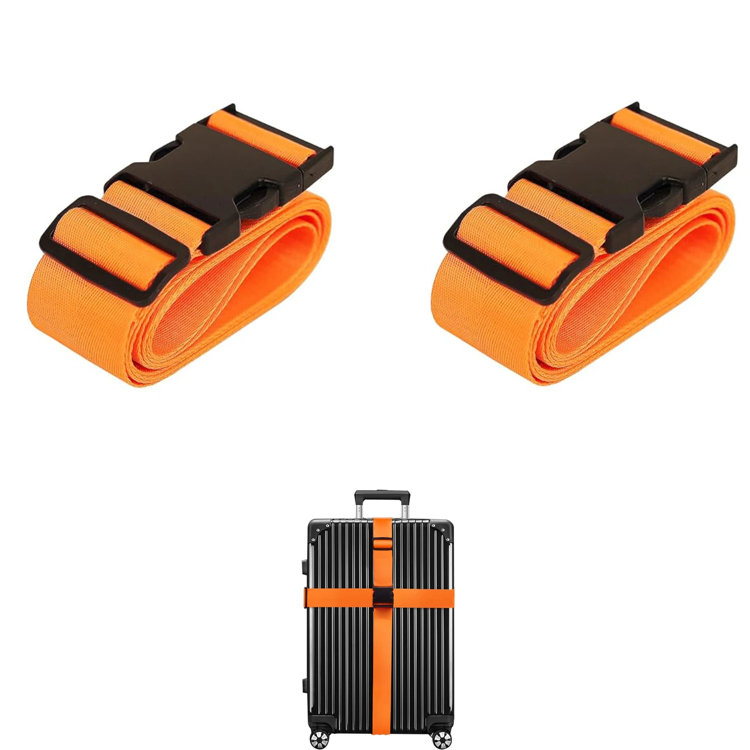 Luggage Strap 1 Piece for Suitcases TSA-Approved Bundling Packing Easily Identified Travel Belts Bag Accessories