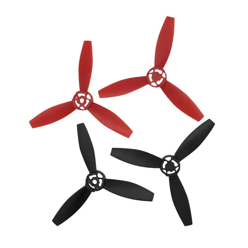 Hélices de rechange pour Parrot Bebop 2 FPV 2.0, montrant le pas et la fixation centrale.
