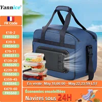 Réfrigérateur Portable pour voiture, 25l, semi-conducteur, pliable, chauffage, refroidissement, sac isolant, voiture, usage domestique, pique-nique, Camping essentiel 1