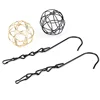 Outdoor Bird Hanging Feeder Suet Ball Feeder Bird Suet Balls Holder For Bird Feeding Metal Bird Feeder Fat Ball Energy 1Pcs 4