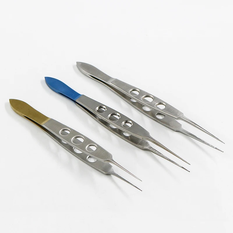 

Microtweezers Fat Clip Dovetail Toothed Platform Shaping Tweezers Surgical Tools Double Eyelid Tweezers Ophthalmic Instruments 1