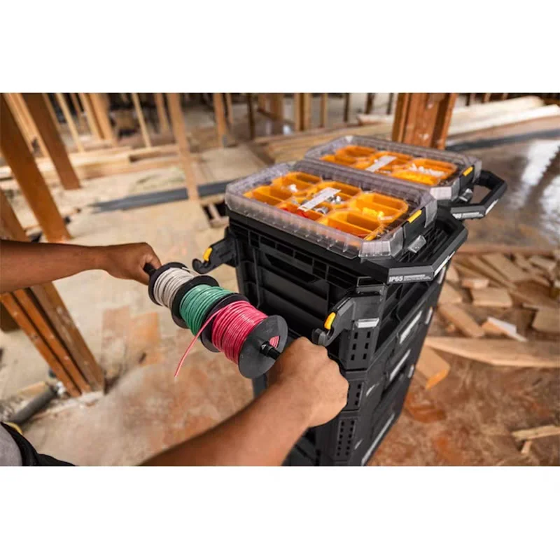 TOUGHBUILT TB-B1-A-32 STACKTECH Plastic Cord Wrapper Stackable ToolBox Special Cord Winder Fixed Wire Rope Organizer Accessories