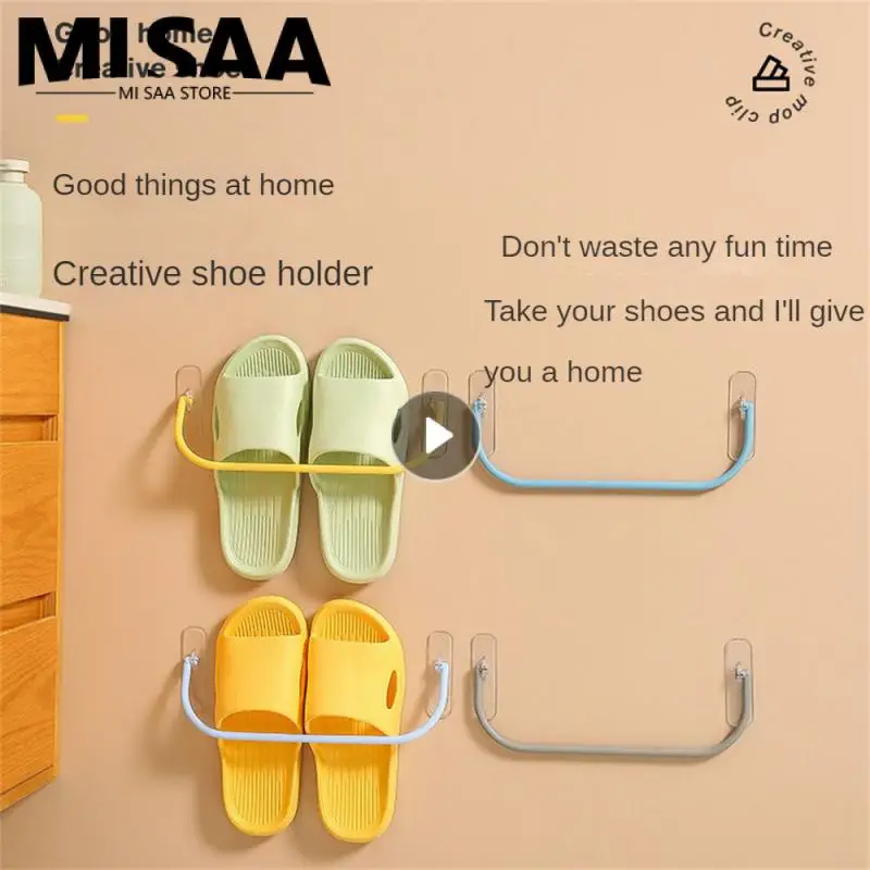 

Прочная железная стойка без перфорации, принадлежности для ванной комнаты, надежный креативный держатель для обуви, Экономная кухонная утварь