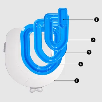 Reusable Cat Toilet Trainer Cat Training Product Plastic Training Set Litter Box Cat Litter Mat Toilet Pet Cleaning 4