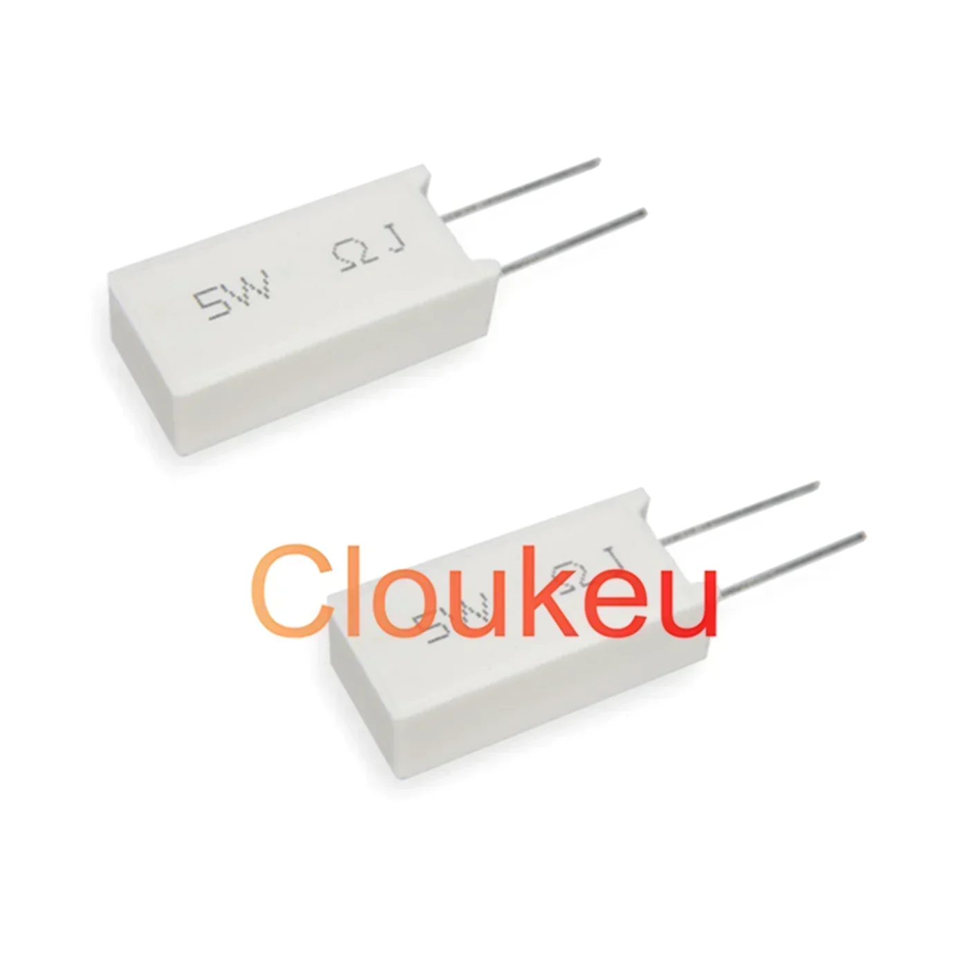 시멘트 저항기 수직형 SQM RX27 5W 5% 250R 270R 300R 330R 360R..