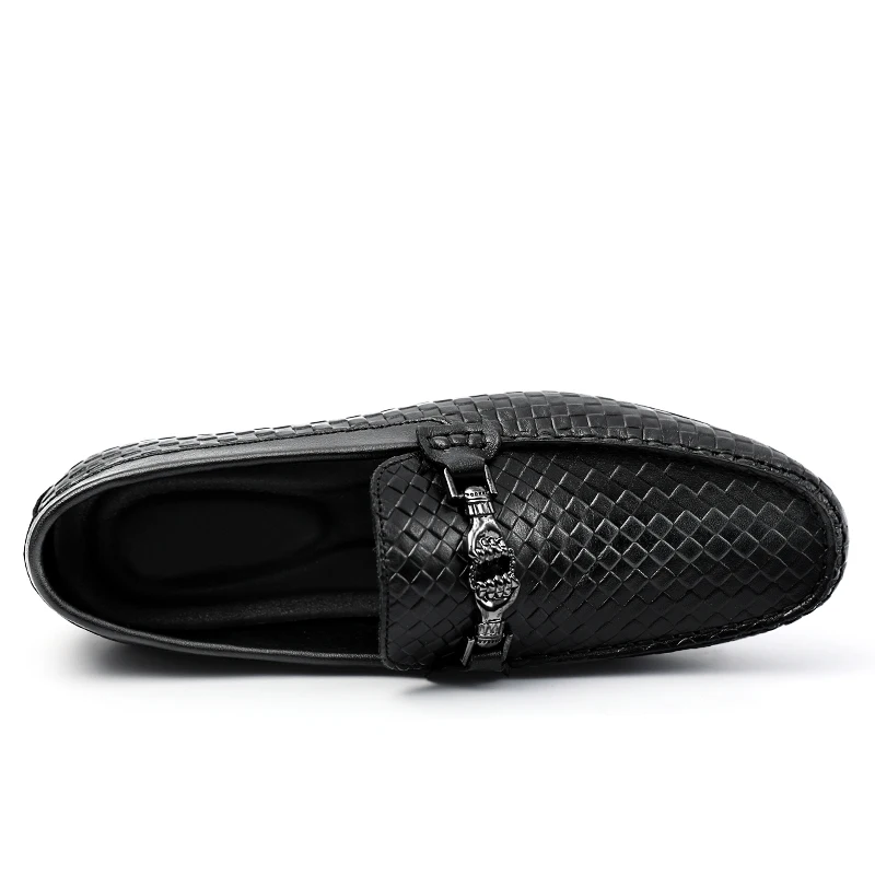 Men White Loafers Genuine Leather Slip On Shoes Fashion Casual Italian Luxury Brand Mens Moccasins Mocasines Hombre 6