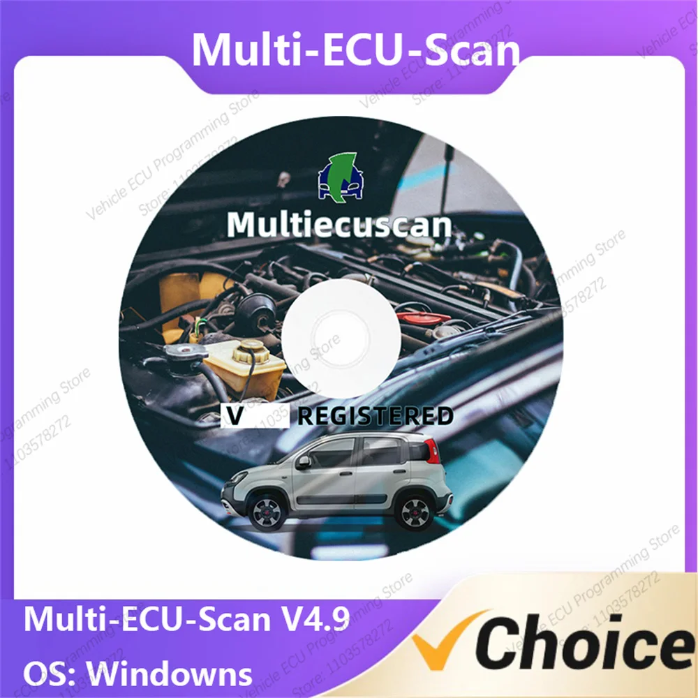 

Multi ECU Scan V4.9 Software Program Automotive Diagnostic Professional Tool For Alfa Romeo For Fiat For Lancia For Suzuki -30%