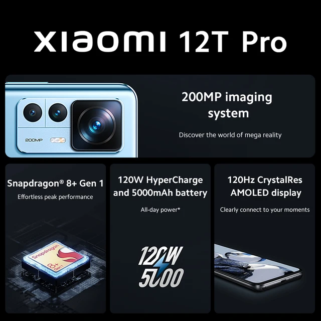 Xiaomi 12t Pro 8gb 12gb 256gb Global Version - Version 12t Pro