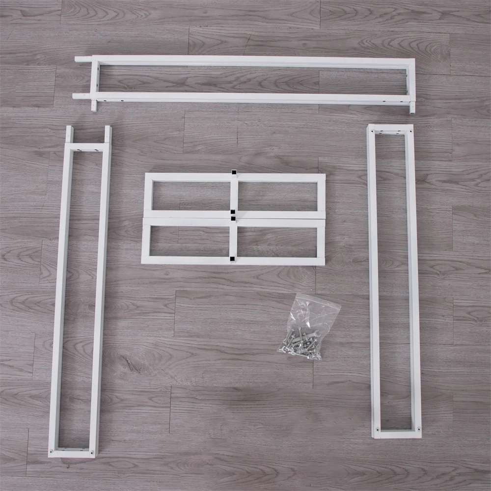 Outdoor Wedding Party Decorations Square Arch for Event Backdrop Decor Luxury Flower Balloon Stand Metal Frame