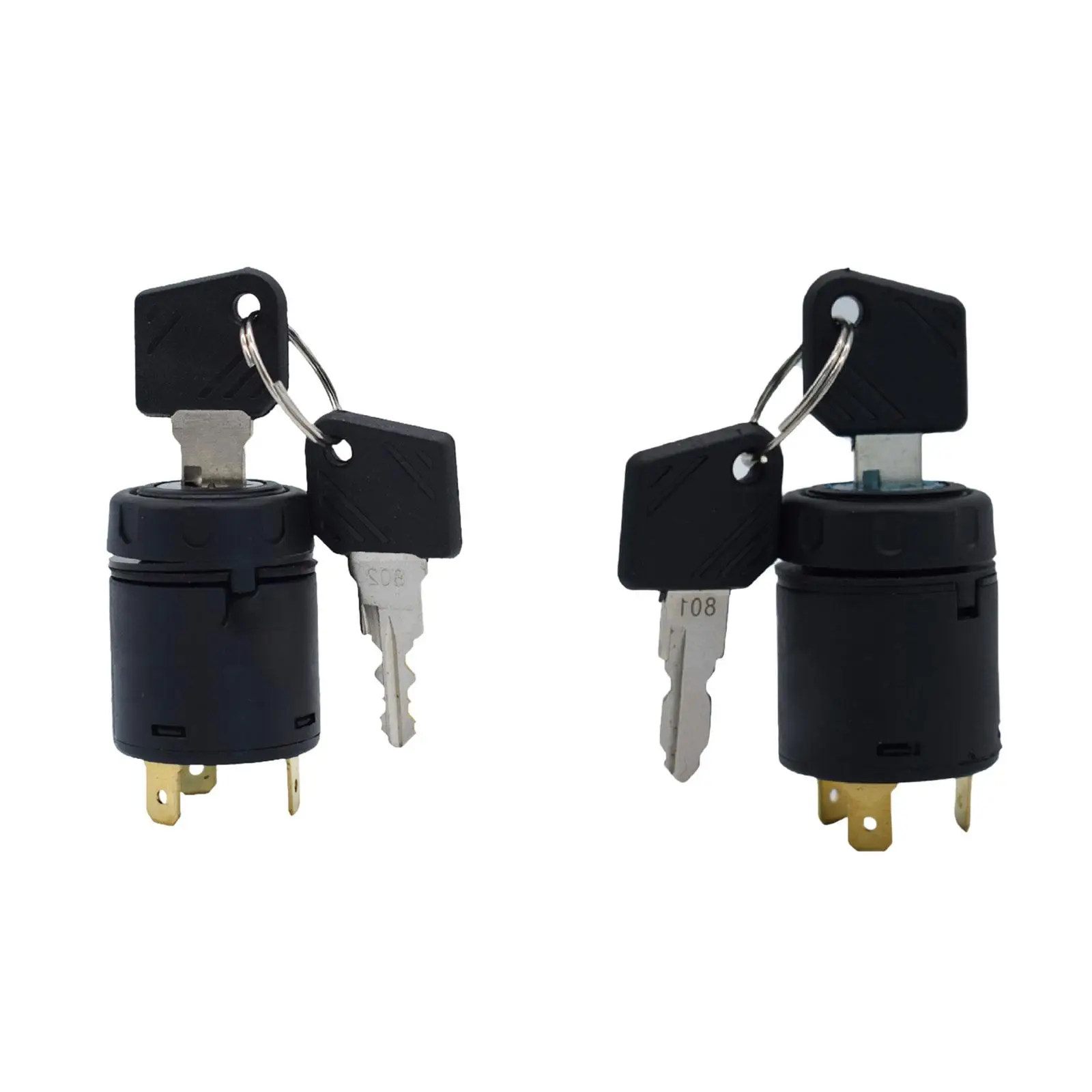 Forklift Key Switch Forklift Ignition Switch Directly Replace Part Key for Agricultural Trailer