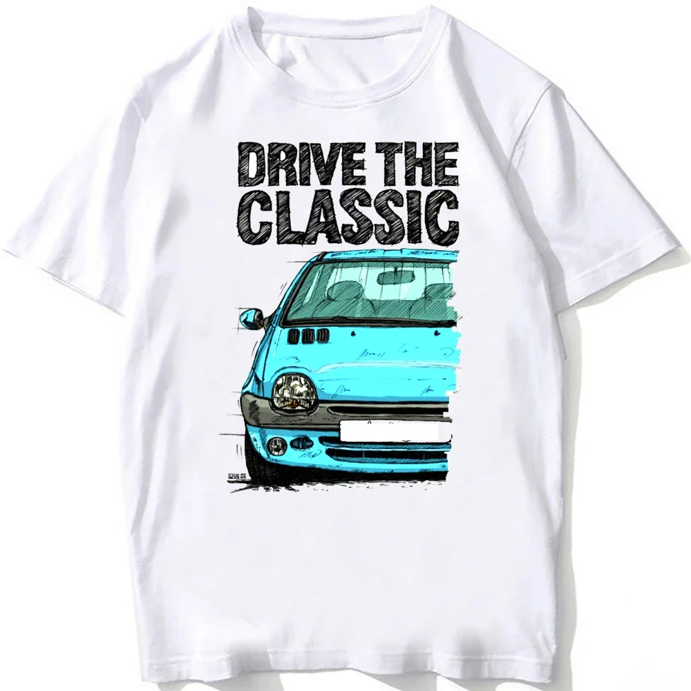 2026 New Drive A Legend Twingo Late Halogen Model Sport Car T-Shirt Boy White Tees Man's Clothing Summer Casual T Shirt