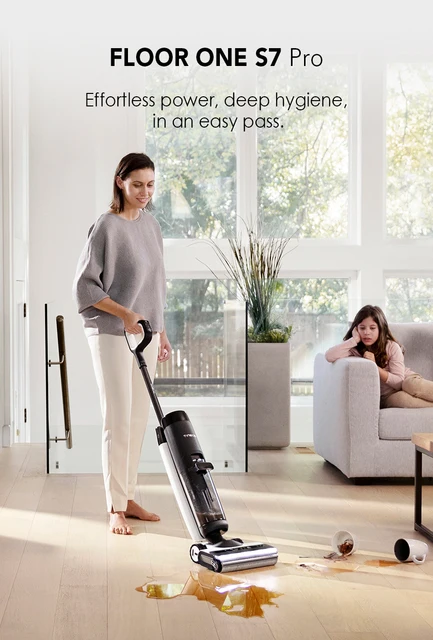 Tineco Floor ONE S7 PRO コードレス湿式乾式掃除機とモップ LCD