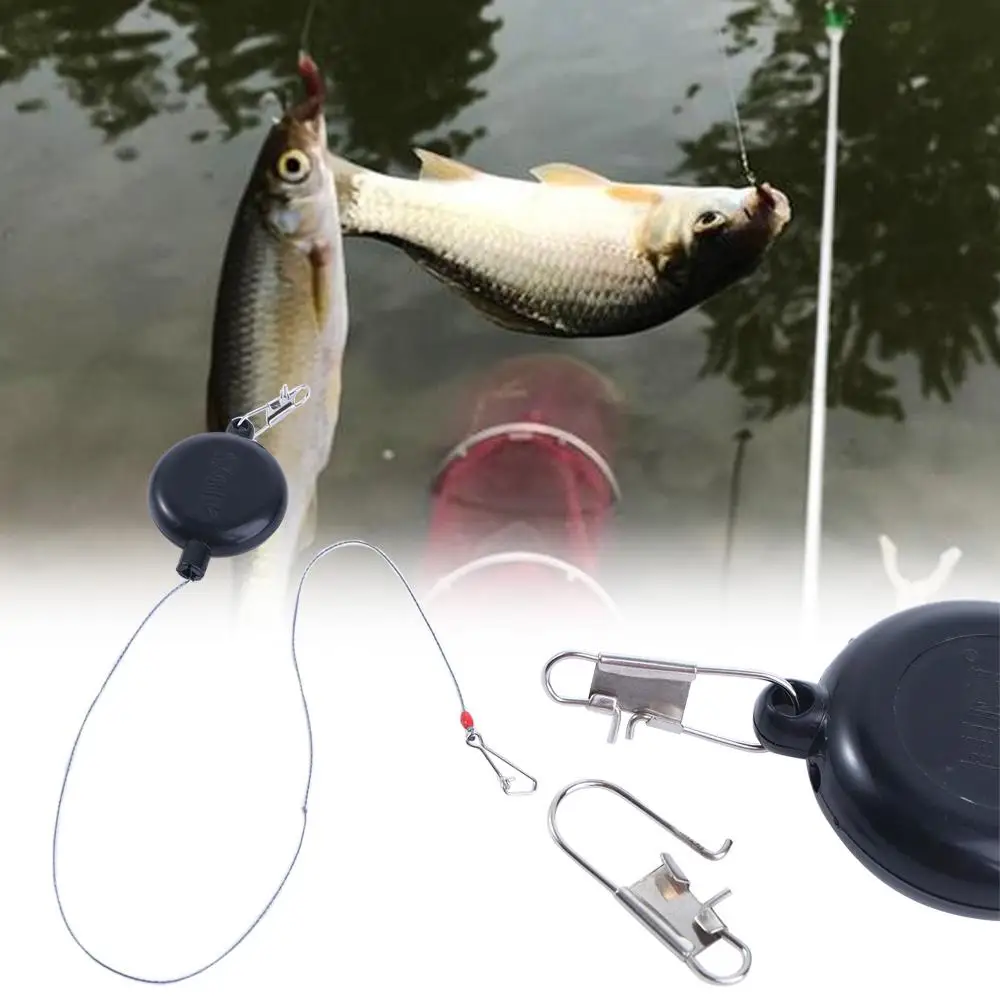 Automatic Fishing Hook Trigger Stainless Steel Full Speed Spring Fishhook  Bait Catch Ejection Catapult Fish Accessories Pesca - AliExpress