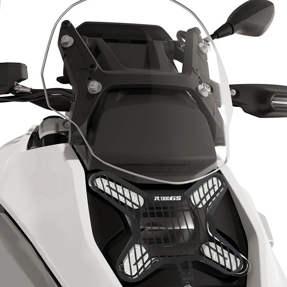 BMW R1250GSA用 クイックリリースヘッドライトプロテクター(ブラック